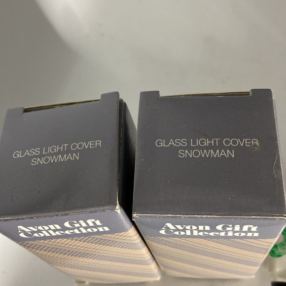 Avon Snowman glass light cover NIB never used Directions included - Picture 3 of 5